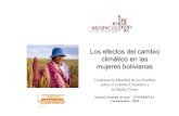 Los efectos del cambio climático en las mujeres bolivianas. (2010)