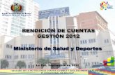 Rendicion de Cuentas Gestion 2012 y 2013