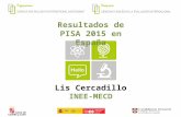 Simposio “Ciencias e Inglés en la evaluación internacional”: Resultados de PISA 2015 en España