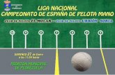 2013 Liga Nacional Campeonato de España de Pelota a Mano de Pedrezuela.