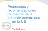 Propuestas y recomendaciones de mejora de la atención domiciliaria en la UE