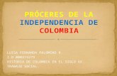 Próceres de la independencia de colombia