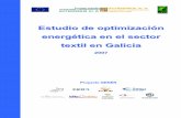 Estudio de optimización energética en el sector textil en Galicia