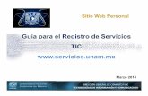 Guía para el Registro de Servicios TIC TIC