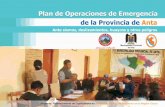 Plan de Operaciones de Emergencia de la Provincia de Anta