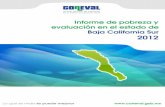 Informe de pobreza y evaluación de Baja California Sur 2010-2012
