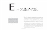 EL MITO, EL RITO Y LA LITERATURA