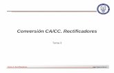 Tema 3. Conversión CA/CC. Rectificadores
