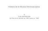 Historia de la Música Electroacústica