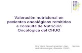 Valoración nutricional en pacientes oncológicos remitidos a ...