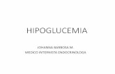 CRISIS HIPOGLICÉMICAS – Dra. Johanna Patricia Barbosa Mier