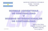 COMPARACION ENTRE NORMAS CONTABLES ARGENTINAS Y ...