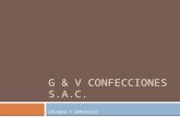 G & V CONFECCIONES S.A.C. UNIFORMES PARA OFICINAS E INSTITUTOS