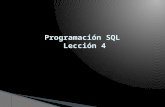 Curso SQL - Leccion 4