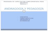 Actividad 3.1 andragogía y pedagogía