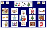 Tablero de comunicación aumentativa sobre la Navidad (en formato doc)