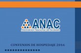 Convenios de hospedaje ANAC 2016