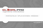 GlobalPRO Portafolio App Minería Septiembre 2015
