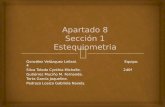 Exposición de-quimica-apartado-8-sección-1-estequiometria-2