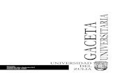 Gaceta universitaria Volúmen III (Julio - Septiembre 2015)