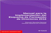 Manual del Esquema de Formación de Directores 2016