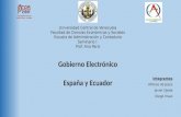 Gobierno Electrónico en España y Ecuador