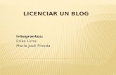 Licenciar un-blog