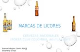 Analisis marcas de licores (cerveza poker,aguila,club colombia)