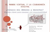 El mundo virtual y la ciudadanía digital