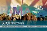 Resumen de méritos de la modalidad Buenas Prácticas Paisajísticas en el XIX Premio Andalucía de Medio Ambiente