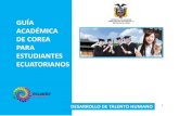 Guía Académica de Corea para Estudiantes Ecuatorianos