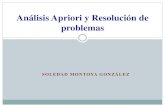 Presentación. Análisis Apriori y Resolución de Problemas.