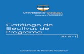 Catálogo de Asignaturas Electivas de Programa