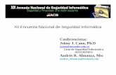XII Encuesta Nacional de Seguridad Informática Conferencistas: J i ...