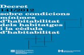 Decret 141/2012 sobre condicions mínimes d'habitabilitat dels ...