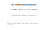 PROYECTO FINAL DE CARRERA Desarrollo de una intranet con ...