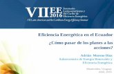 Eficiencia Energética en el Ecuador