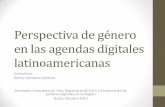 Perspectiva de género en las agendas digitales latinoamericanas