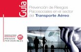 Prevención de riesgos psicosociales en el sector transporte aéreo