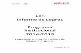 1er. Informe de Logros Programa Institucional 2014‐2018