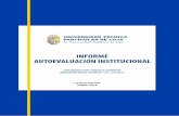Informe autoevaluación institucional – junio 2013