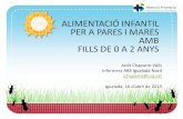 ALIMENTACIÓ INFANTIL PER A PARES I MARES AMB FILLS DE 0 ...