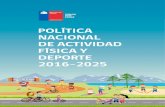 Descargar Política Nacional de Actividad Física y Deporte 2016-2025