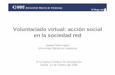 Voluntariado virtual: acción social en la Sociedad Red