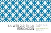 La web 2.0 y educación