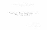 Poder ciudadano en venezuela