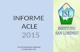 Informe ACLE 2015