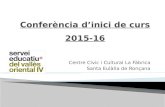 Conferència inici de curs 2015-16 CRP Vallès Oriental IV