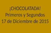 Chocolatada Navidad CEIP Pinocho 15/16