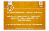 AMBITOS EPISTEMOLOGICO, PEDAGOGICO Y DIDACTICO DE LA FORMACIÓN POR COMPETENCIAS